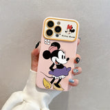 Cute Cartoon Couple TPU Case for iPhone 15 14 13 12 series