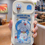 Cartoon Anime The Pooh Sliding Lens Camera Quicksand Case for iPhone 14 13 12 series