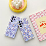 Cartoon Flower Butterfly Case for Samsung Galaxy S23 S22 S21 Ultra Plus