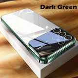 Transparent Soft Plating Camera Lens Protective Case For Samsung Galaxy S23 S22 S21 Ultra Plus