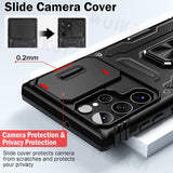 Slide Camera Full-Body Shockproof Rugged Military Grade Case For Samsung Galaxy S23 S22 S21 Ultra Plus