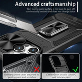 Magnetic Car Sliding Window Shockproof Anti-Scratch Rugged Case For iPhone 15 14 13 12 series