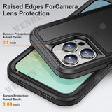 Heavy Duty Shockproof Anti-Scratch Rugged Case For iPhone 15 series