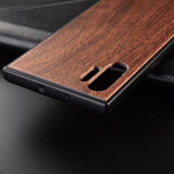 Slim Wood Back Cover TPU Bumper Case for Samsung Note 10