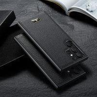 Premium Leather Slim Stylish Shockproof Case for Samsung Galaxy S23 Ultra Plus