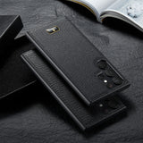 Premium Leather Slim Stylish Shockproof Case for Samsung Galaxy S23 Ultra Plus