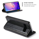 Luxury Magnetic Wallet Leather Case for Samsung Galaxy S10 S10 Plus S10 lite Note 8 9 S6 S7 S8 S9 Plus