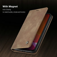 Retro Magnetic Wallet Case For iPhone 11 Pro Max