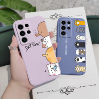 Cat Paw Soft Case For Samsung Galaxy S23 S22 S21 series