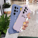 Cat Paw Soft Case For Samsung Galaxy S23 S22 S21 series