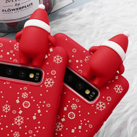 Christmas New Year Deer Santa Claus Case For Samsung Galaxy S10 Series Note 10 Series