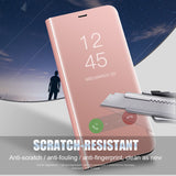 Clear View Mirror Case For Samsung Galaxy S9 S8 Plus S7 Note 8