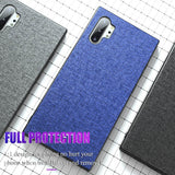 Shockproof Soft Silicone Protective Fabric Cloth Case for Samsung Note 10