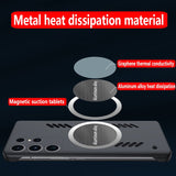 Cooling Magsafe Magnetic Frameless Graphene PC Case For Samsung Galaxy S23 S22 S21 series