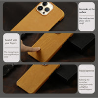 Luxury Retro Leather Case for iPhone 15 14 13 12 series