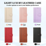 Wristband Leather Wallet Card Bag Case for Samsung Galaxy S24 S23 S22 Ultra Plus