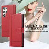 Wristband Leather Wallet Card Bag Case for Samsung Galaxy S24 S23 S22 Ultra Plus