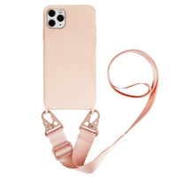 Travel Lanyard Silicone Cover with Neck Strap for iPhone 11