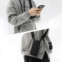 Travel Lanyard Silicone Cover with Neck Strap for iPhone 11