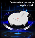 Crystal Fantasy Wireless Fast Charger For iPhone XS XS Max X 8 Samsung Galaxy S9 S9 S10 Plus Note 9