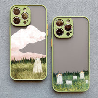 Cute Ghost Shockproof Soft Case For iPhone 14 13 12 series