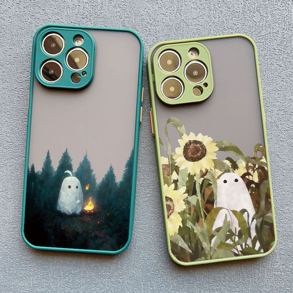 Cute Ghost Shockproof Soft Case For iPhone 14 13 12 series