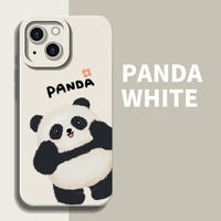 Cute Panda Cartoon Creative Funny Anti Drop Case For iPhone 14 13 12 series