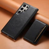 Detachable Magnetic Leather Wallet Card Slots Case For Samsung Galaxy S24 S23 Ultra Plus