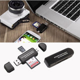 Multifuntion Adapter USB Connector For Android Phone SD Card Mini SD Card