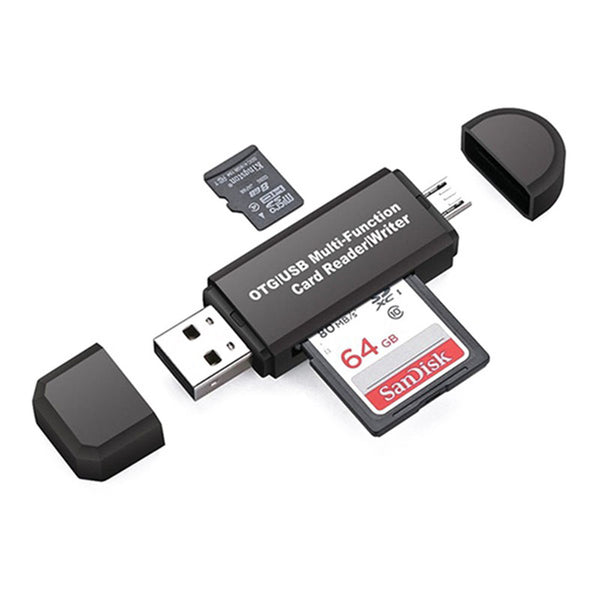 Multifuntion Adapter USB Connector For Android Phone SD Card Mini SD Card