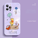 Silicone Cartoon Case for iPhone 14 13 12 series