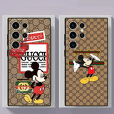 Fashion Cute Mouse TPU Case for Samsung S23 S22 S21 Ultra Plus