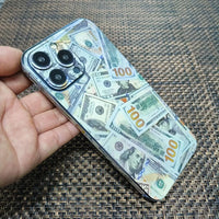 Dollars Decal Skin Back Protector Film Cover Money Design 3M Wrap Matte Stickers for iPhone 15 14 13 12 series