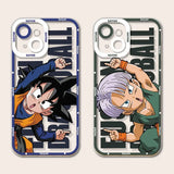 Dragon Balls Z Shockproof Soft Silicone Clear Case for iPhone 15 14 13 12 series