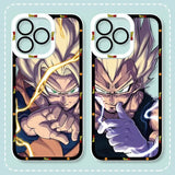 Dragon Balls Z Shockproof Soft Silicone Clear Case for iPhone 15 14 13 12 series