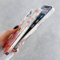 Dried Flower Beautiful Transparent Shockproof Case For iPhone 14 13 12 series