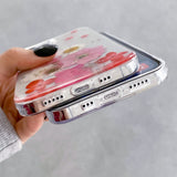 Dried Flower Beautiful Transparent Shockproof Case For iPhone 14 13 12 series