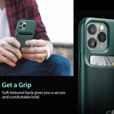 Brand Green Business TPU PC Card Holder Protective Cover Case for iPhone 11 Pro Max