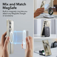 Foldable Kickstand MagSafe HaloLock Military-Grade Drop Protection Case for Galaxy S24 Ultra