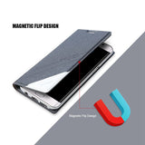 For Samsung Galaxy S9 S9 Plus Note 9 Note 8 Edge Magnetic Wallet Card Slot Pouch