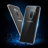Plated Case For Samsung Galaxy S9 Plus S9 Transparent TPU Shockproof