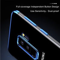 Plated Case For Samsung Galaxy S9 Plus S9 Transparent TPU Shockproof