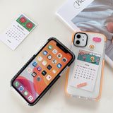 Fashion 2020 Calendar Card High Quality Clear Soft TPU Phone Case for iPhone 11 Series