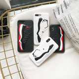 Fashion 3D NBA Air Dunk Jordan Sports Basketball Shoes Cases For iphone 6 6S 7 8 Plus X XS XR MAX