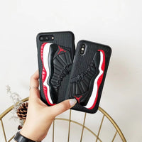 Fashion 3D NBA Air Dunk Jordan Sports Basketball Shoes Cases For iphone 6 6S 7 8 Plus X XS XR MAX