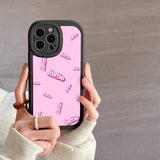 Barbie Doll PU Leather Case For iPhone 14 13 12 series