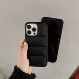 Fashion Down Jacket Case for iPhone 14 13 12 series