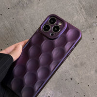 Circular Honeycomb Multi Color Case For iPhone 15 14 13 12 series