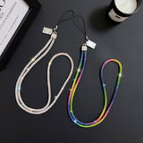 Flashy Drilling Necklace Wrist Strap Lanyard For iPhone Samsung Phones