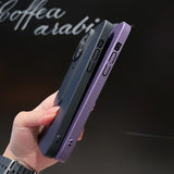 Invisible Stand Holder Bracket Matte Case for iPhone 14 13 series